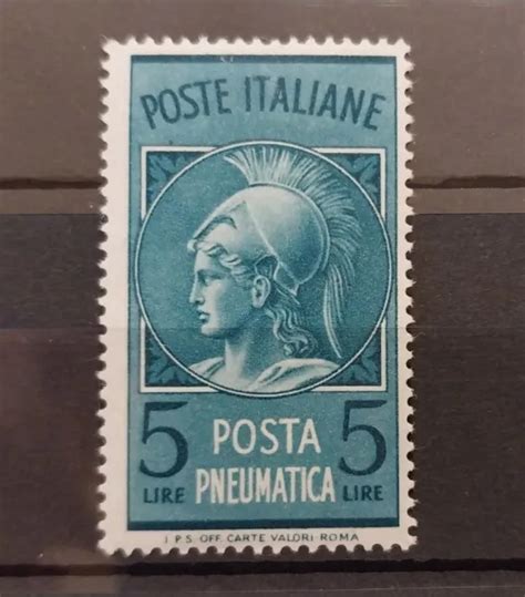 FRANCOBOLLI ITALIA 1947 Posta Pneumatica Lire 5 Nuovo MNH EUR 1 00