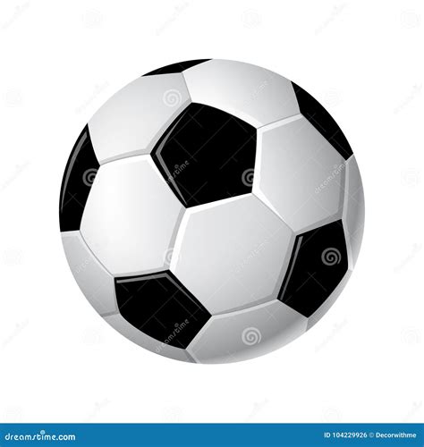 Soccer Ball Clipart Black And White Vector