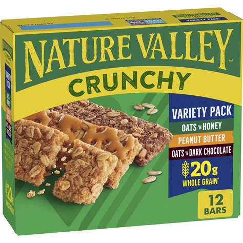 Nature Valley Crunchy Granola Bars Variety Pack 12 Bars 894 Oz 6