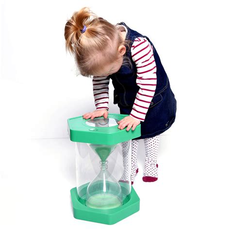 Giant Sit On Clearview Sand Timer Green 1 Minute Cd92026 Primary Ict