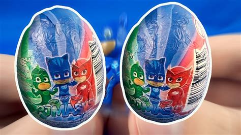 Pj Masks Surprise Eggs Opening Pj Masks Toys For Kids 198 Youtube