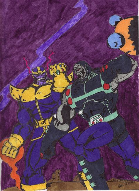 Thanos Vs. Darkseid v.2 by QBZ on DeviantArt