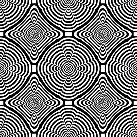 Seamless Op Art Texture Zebra Pattern Design Stock Vector Troyka