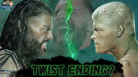 Cody Rhodes Vs Roman Reigns Main Event Twist Prediction Codyrhodes