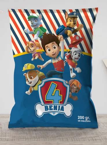 Bolsitas Golosineras Chip Bag Paw Patrol