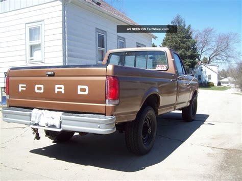 1989 Ford F 250 Custom Standard Cab Pickup 2 Door 5 8l