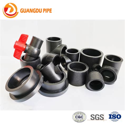 Butt Fusion Stub End Black Pe Flange Adaptor Hdpe Pipe Fitting Butt