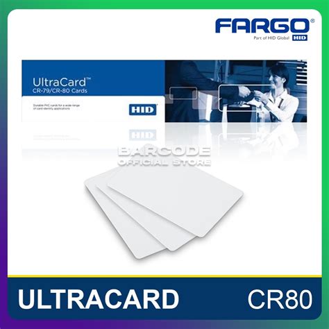 Jual Kartu Pvc Blank Putih Polos Id Card Ultracard Noco Cr Fargo