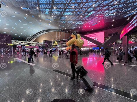 Hamad International Airport Editorial Photography Image Of Desert Golden 253986017