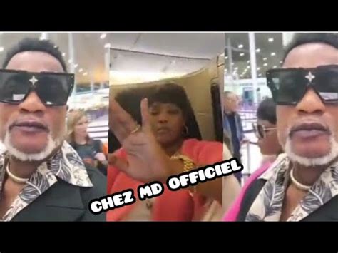 Cindy Le Coeur Et Son Mari Koffi Olomide Dans L Avion Direction Afrique