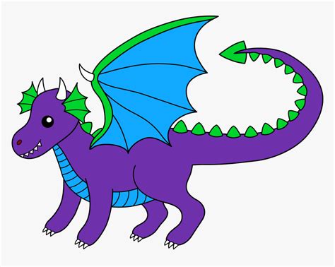 Cute Dragon Clipart - Dragons Clip Art, HD Png Download - kindpng