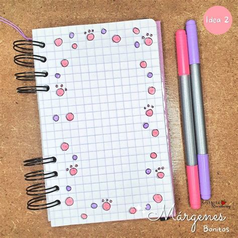 Márgenes Bonitos Con Gatos 😻 Marcos Del Cuaderno De Notas Margenes Bonitos Y Faciles Marcos