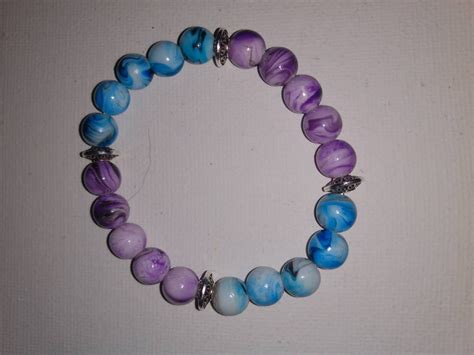 Acrylic Bead Bracelet Etsy