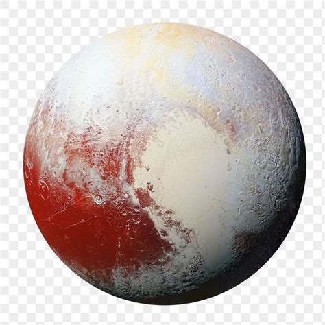 Download free png of Pluto png sticker, planet surface, transparent ...