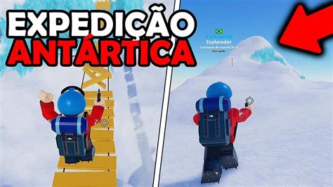 Fiz Uma Expedi O Na Ant Rtica Do Roblox Youtube