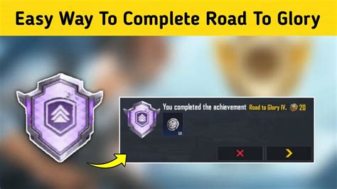 Easy Way To Complete Road To Glory Achievement In Bgmi Pubg Mobile