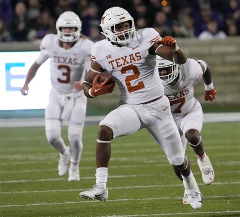 Lions Draft Profile Roschon Johnson Rb Texas