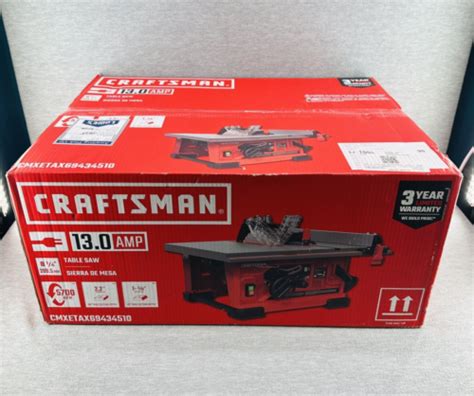 Craftsman In Carbide Tipped Blade Table Saw