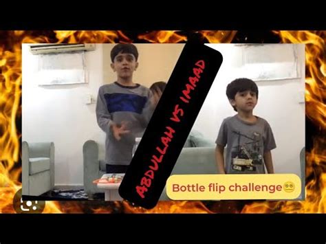 Abdullah Vs Imaad Bottle Flip Challenge Who Won Fun With