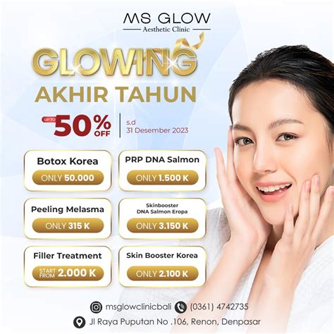 Promo Treatment Bulan Ini MS Glow Aesthetic Clinic