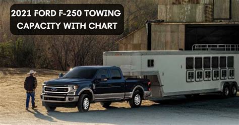 Explore 2021 Ford F 250 Super Duty Towing Capacity With Chart The Car Towing