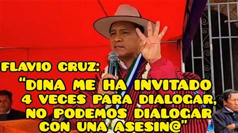 Fuerte Pronunciamiento Del Congresista Flavio Cruz Youtube