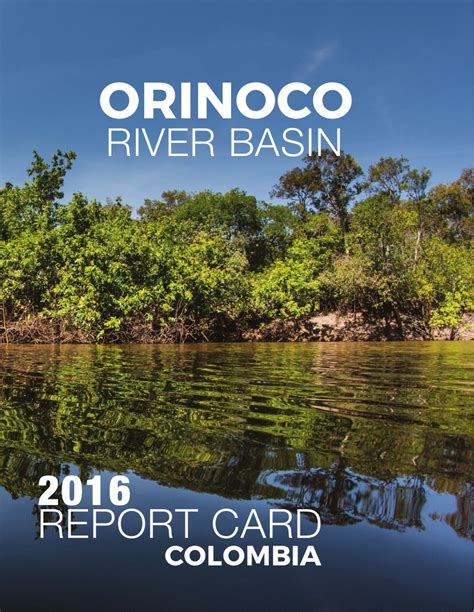 Orinoco River Basin Report Card 2016 | Publications | Integration and ...