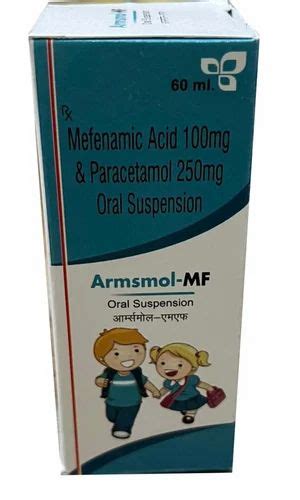 Mefenamic Acid Paracetamol Oral Suspension Mg At Rs Bottle In