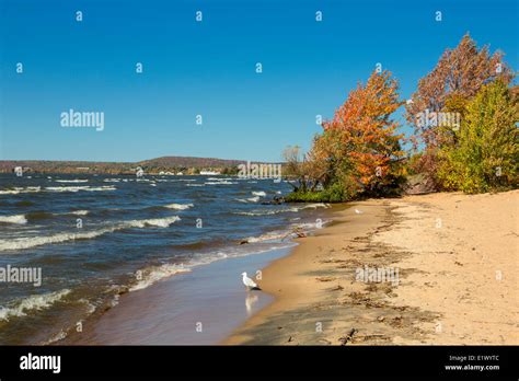 Waterfront Park North Bay Waterfront Ontario Canada Stock Photo Alamy