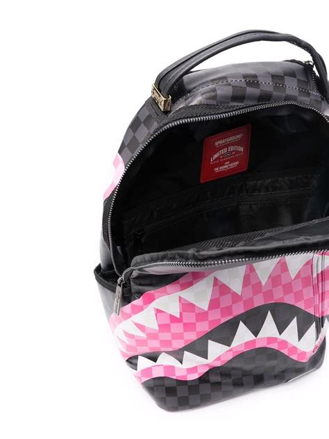 Sprayground Shark Teeth Print Backpack Uk