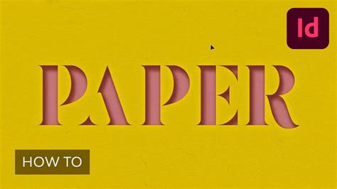 How to Create a 3D Paper Cut-Out Text Effect in Adobe InDesign | Envato ...