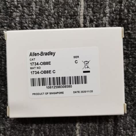 New AB 1734 OB8E SER C Point I O 8 Point Digital Output Module 1734OB8E