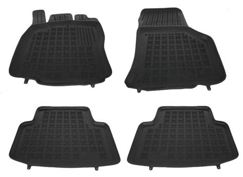 Rubber Floor Mat Black Suitable For Vw Passat B Up