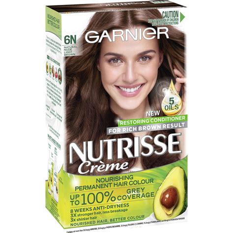 Garnier Nutrisse Hair Colour N Nude Light Brown Each Woolworths Hot