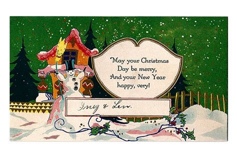 Showcase Collection: 1930 Christmas Cards