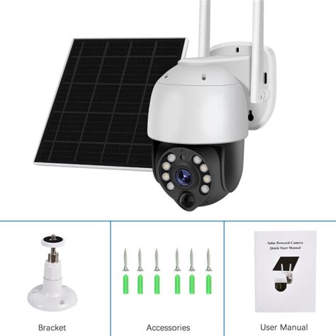 Caméra Video Surveillance extérieure 3mp 4G avec batterie Wifi et carte