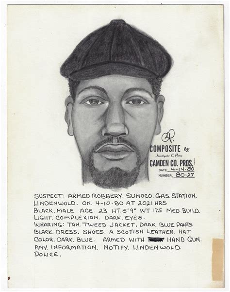 Biblio Archive Of A Police Sketch Artist Working In Camden County