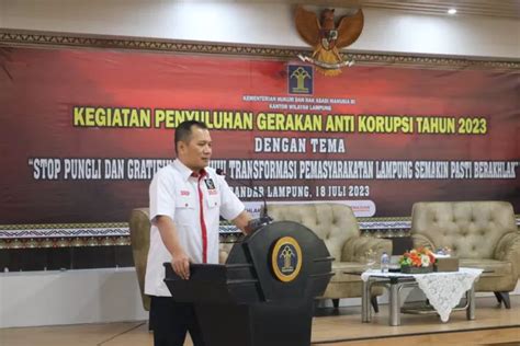 Dirjen HAM Beri Penguatan Pada Kegiatan Penyuluhan Gerakan Anti Korupsi