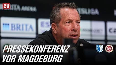 PRESSEKONFERENZ Vor 1 FC Magdeburg Vs SV Wehen Wiesbaden I 2