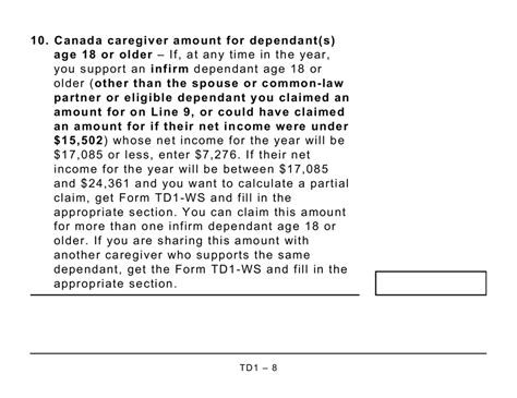 Form Td1 2020 Fill Out Sign Online And Download Printable Pdf Canada Templateroller