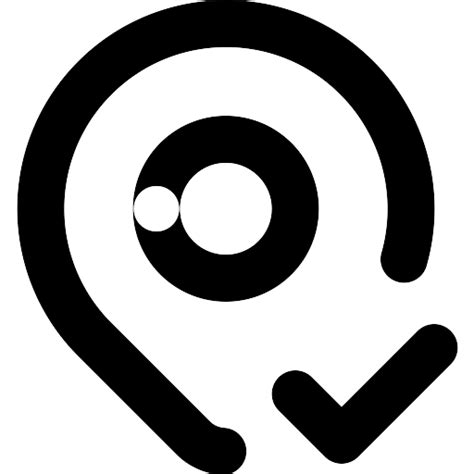 map check outline icon