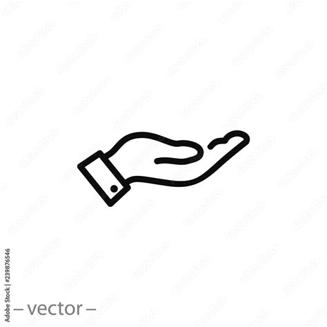 Vetor De Hand Icon Vector Do Stock Adobe Stock