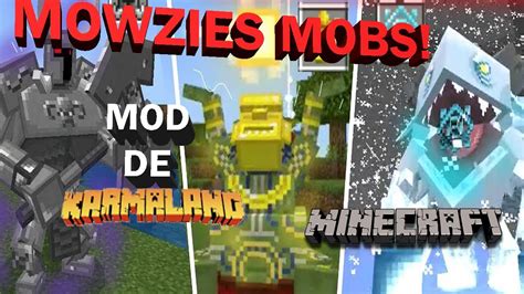 MOD DE ENEMIGOS Y BOSSES MOWZIE S MOBS MOD MINECRAFT REVIEW 1 12 2