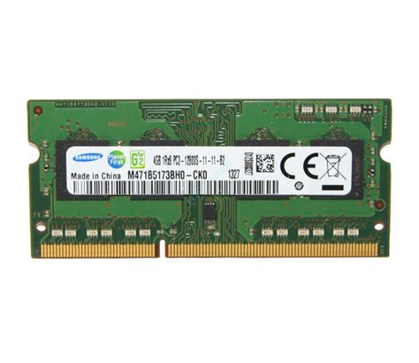 Оперативная память 4Gb Samsung M471B5173BH0-CK0 DDR3 1600 SO-DIMM ...