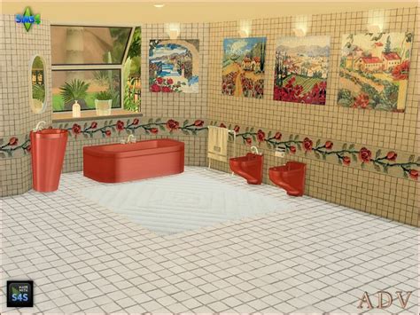 Walls And Floors With Paintings Sims 4 CC Download