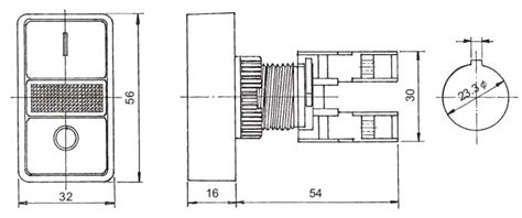 Illuminated Double Push Button Switches