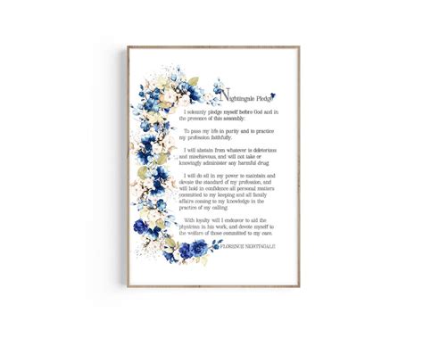 Printable Florence Nightingale Pledge