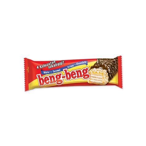 Jual Wafer Beng Beng Coklat Crispy Wafer Caramel Chocolate Bengbeng