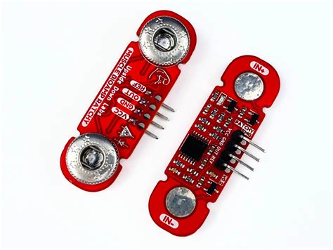 Muscle BioAmp Patchy v0.2 (Red) | Wearable Muscle Sensor | Upside Down