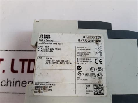 Abb Ct Mbs S Multifunction Time Relay S H Aeliya Marine